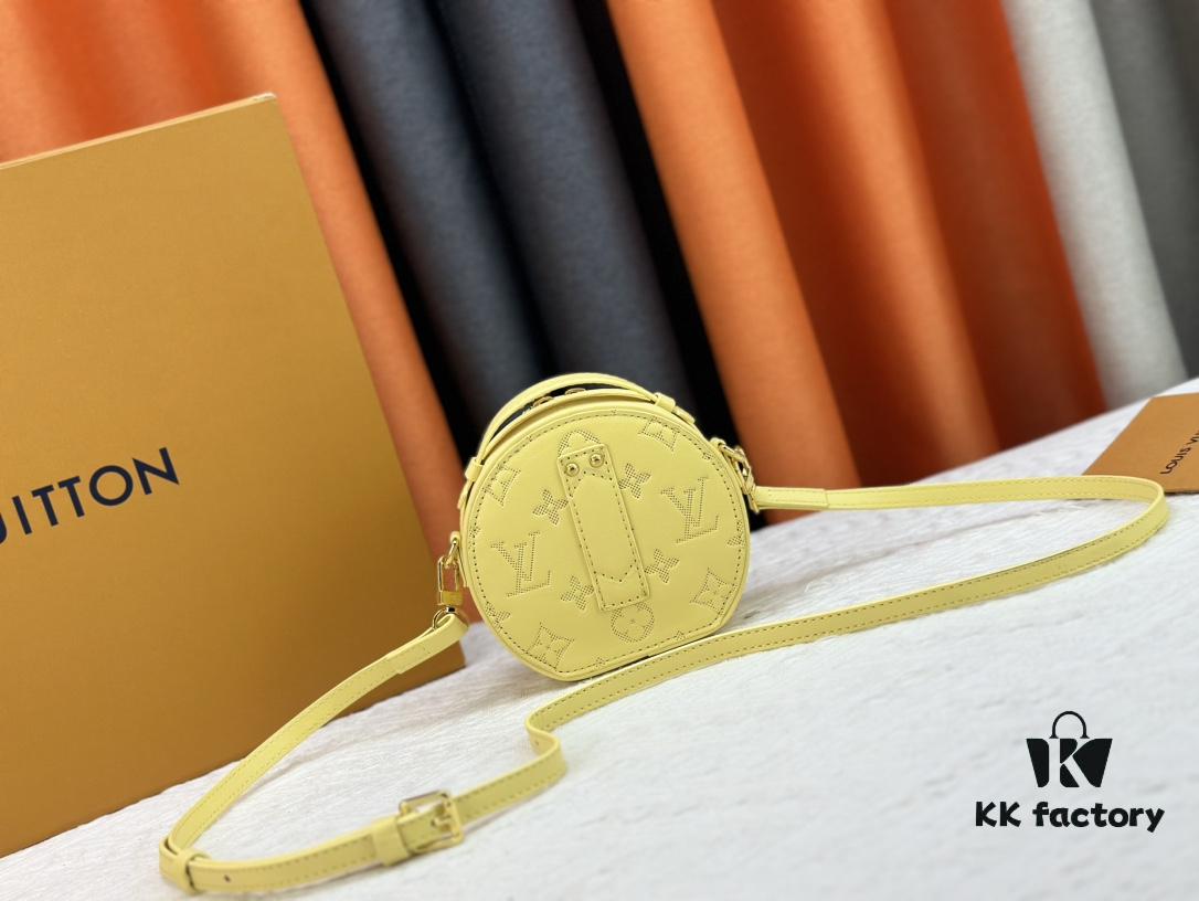 693073f76e68136f4d9a601f Original 10 M11294 Yellow M47117 M44699 Monogram Flower Women's Round Handbag Series Around Me Bag