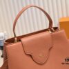 693073f86e68136f4d9a6020 Upgraded M24607 Brown Capucines Souple Large Handbag