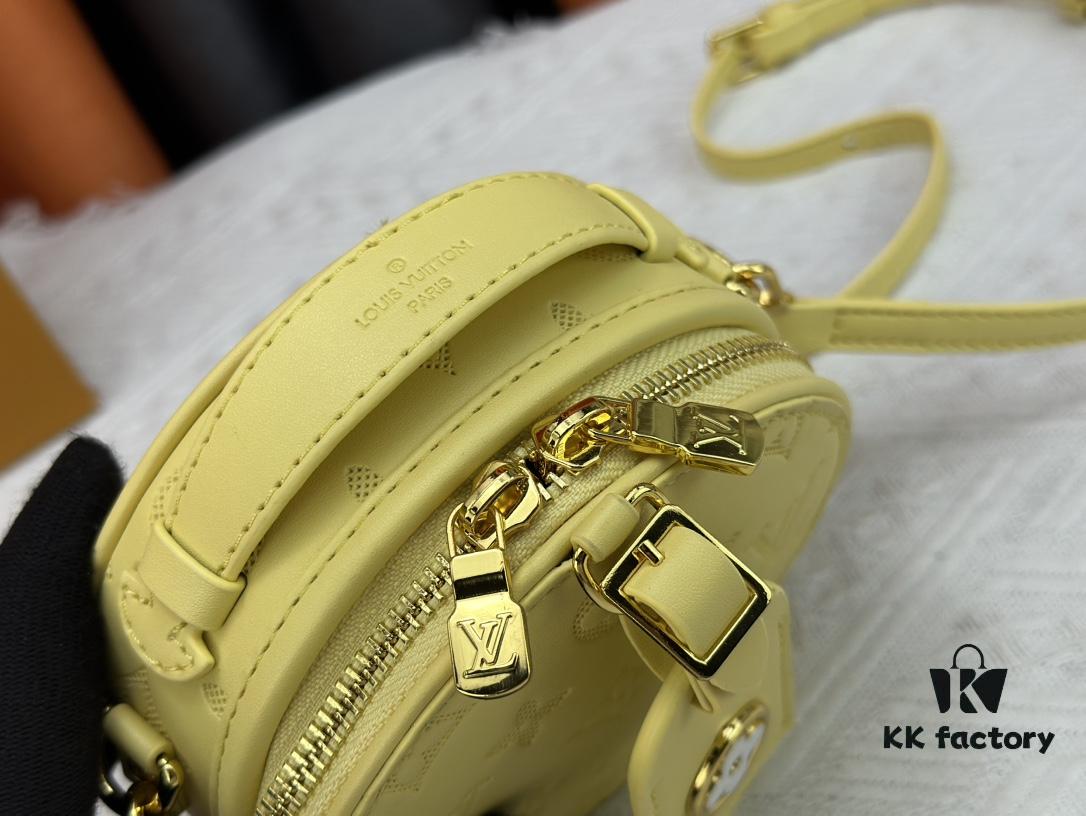 693073fb6e68136f4d9a6024 Original 10 M11294 Yellow M47117 M44699 Monogram Flower Women's Round Handbag Series Around Me Bag