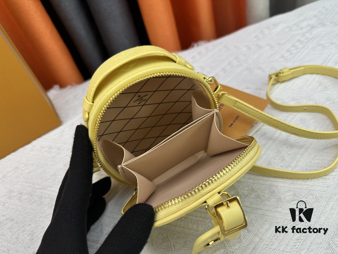 693073fc6e68136f4d9a6027 Original 10 M11294 Yellow M47117 M44699 Monogram Flower Women's Round Handbag Series Around Me Bag