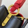 693074016e68136f4d9a602e Upgraded Version 💋 M56848 Black with Deep Watermelon Red and Gold Hardware