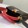 693074016e68136f4d9a602f Upgraded Version 💋 M56848 Black with Deep Watermelon Red and Gold Hardware