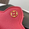 693074016e68136f4d9a6030 Upgraded Version 💋 M56848 Black with Deep Watermelon Red and Gold Hardware