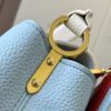 Upgraded Version M56848 Light Blue with Beige and Silver-Tone Hardware