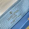Upgraded Version M56848 Light Blue with Beige and Silver-Tone Hardware