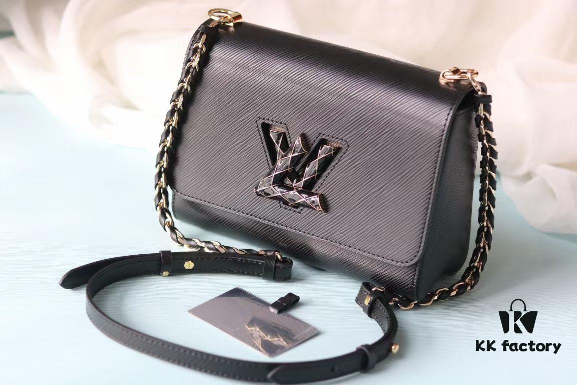 6930741b6e68136f4d9a6068 Top-Quality Original LV Twist Medium Handbag in Epi Grained Leather