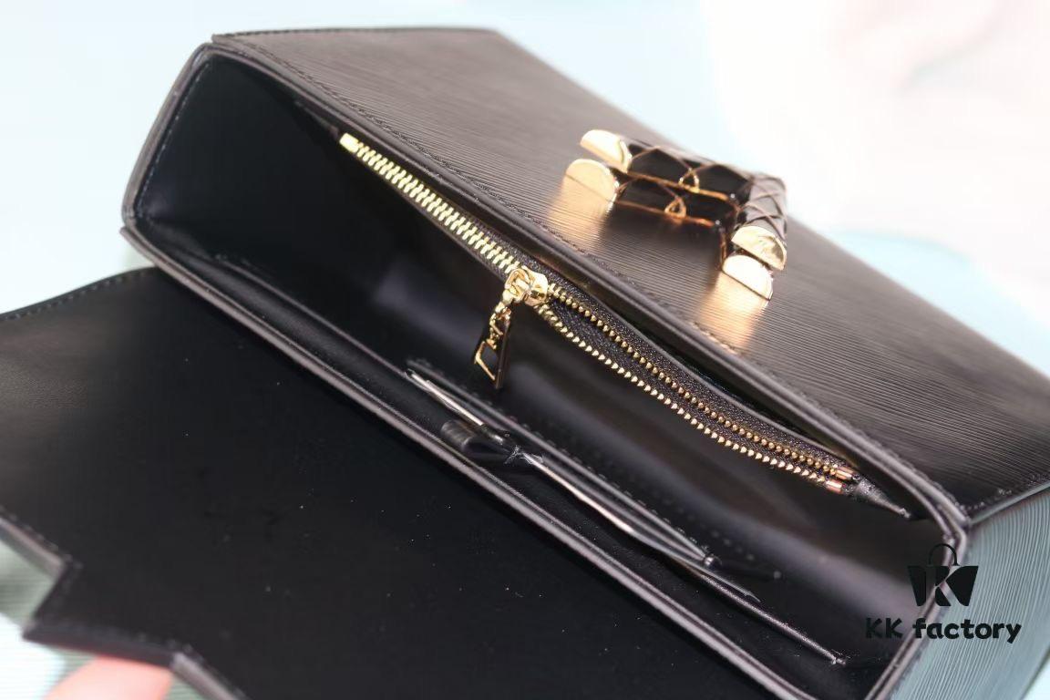 6930741d6e68136f4d9a606d Top-Quality Original LV Twist Medium Handbag in Epi Grained Leather