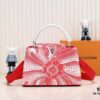 693074336e68136f4d9a60a7 Exclusive On-Site Photo - LV x YK Capucines BB Handbag M21705 from the Louis Vuitton x Yayoi Kusama Collaboration Series