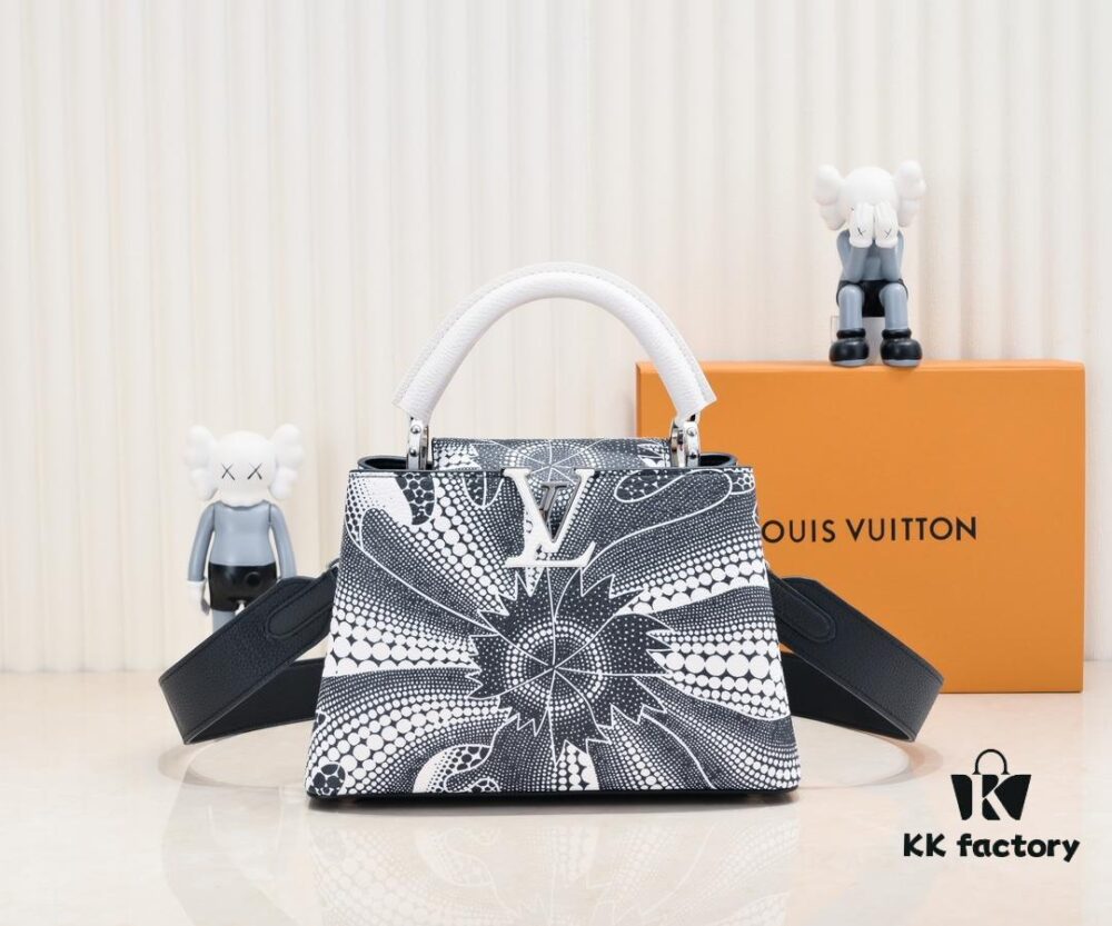 693074366e68136f4d9a60ac Exclusive On-Site Photo - Factory Release M21704 LV x YK Capucines BB Handbag