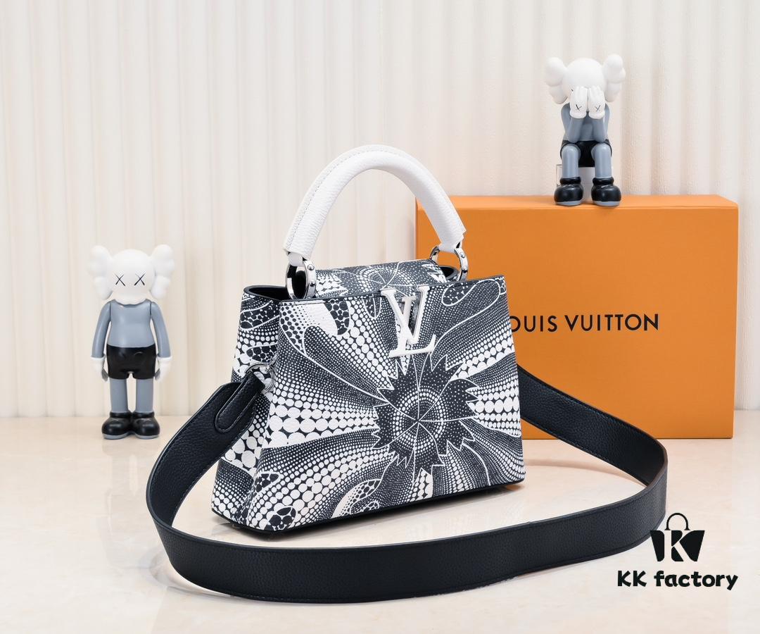 Exclusive On-Site Photo - Factory Release M21704 LV x YK Capucines BB Handbag
