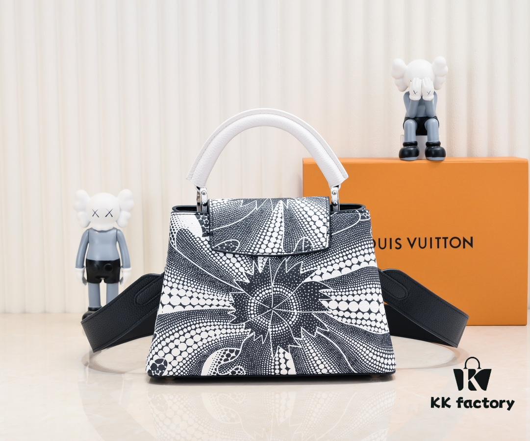 Exclusive On-Site Photo - Factory Release M21704 LV x YK Capucines BB Handbag