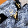 6930744a6e68136f4d9a60d9 Upgraded Black M21725 Louis Vuitton x Yayoi Kusama New Collaboration Capsule Collection Explores the Bizarre Dreamscape of the LV x YK Capucines PM Bag, Drawing Inspiration from the Artist's 'My Eternal Soul' Series Since 2009, Featuring Encounters with Eccentric Faces and Organic Forms. Printed and Embroidered Motifs Adorn Luxurious Taurillon Leather, Making It a Distinguished Artistic Collector's Piece.