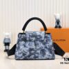 6930744a6e68136f4d9a60dc Upgraded Black M21726 Louis Vuitton x Yayoi Kusama Capsule Collection Reimagines the LV x YK Capucines Medium Handbag in a Surreal Dreamscape, Drawing Inspiration from the Japanese Artist's 'My Eternal Soul' Series Since 2009, Featuring Eccentric Faces and Organic Forms. The Artistic Design Is Enhanced with Printed and Embroidered Motifs on Luxurious Taurillon Leather, Making It a Distinguished Addition to Any Art-Inspired Collection.