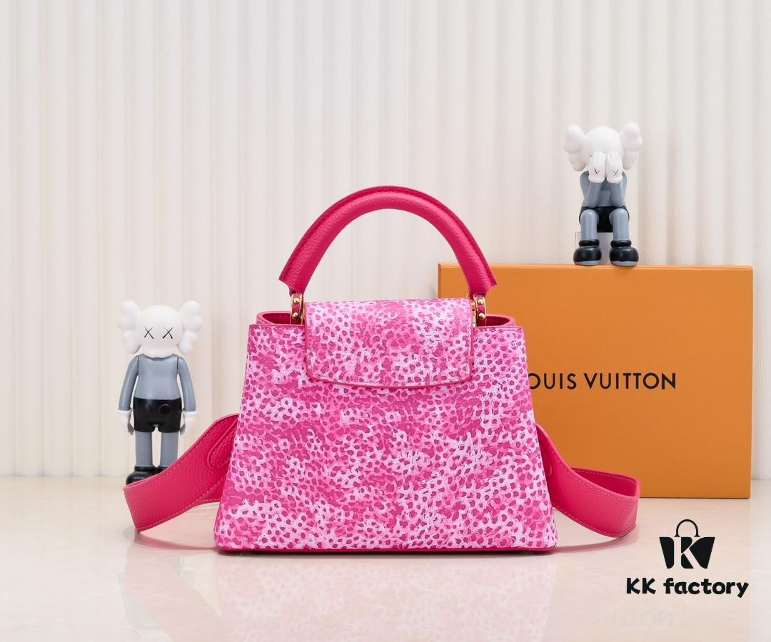 6930744e6e68136f4d9a60e3 Upgraded Red M21725 Louis Vuitton x Yayoi Kusama Capsule Collection Brings the LV x YK Capucines PM Bag into a Surreal Dreamworld