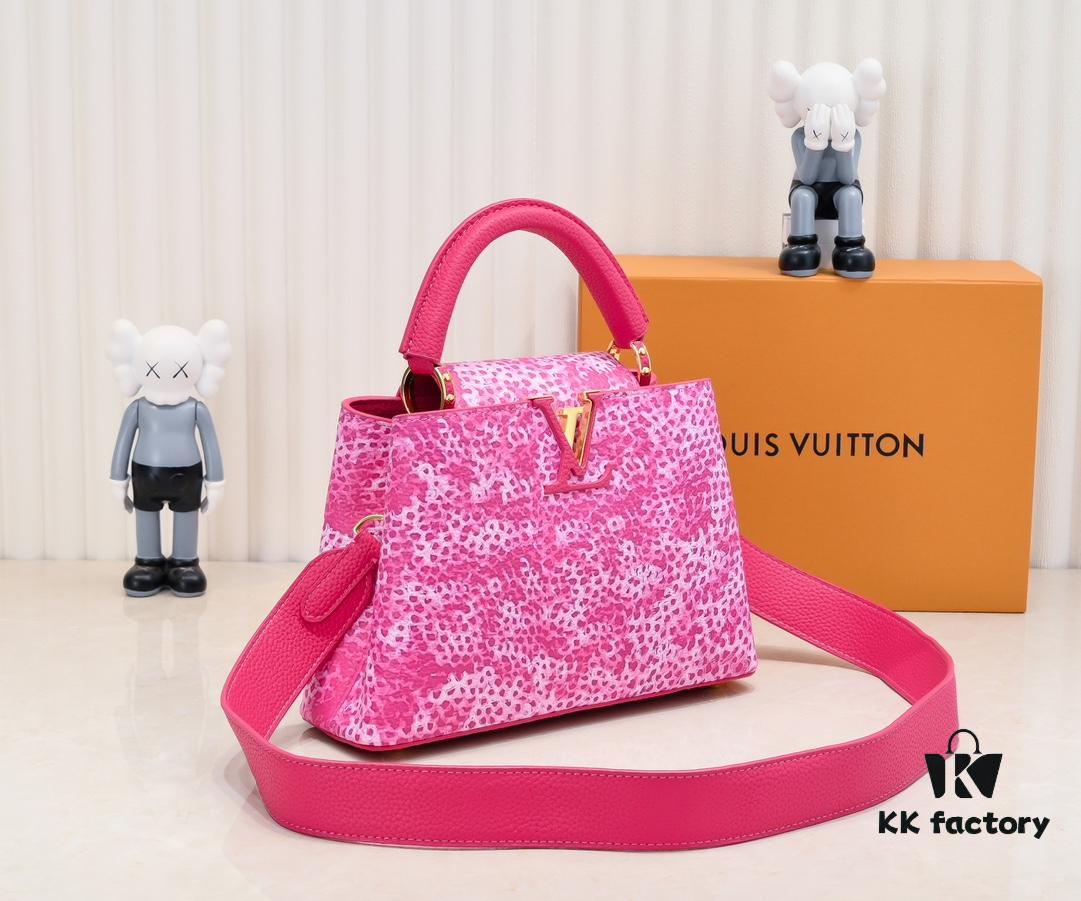 6930744f6e68136f4d9a60e4 Upgraded Red M21725 Louis Vuitton x Yayoi Kusama Capsule Collection Brings the LV x YK Capucines PM Bag into a Surreal Dreamworld