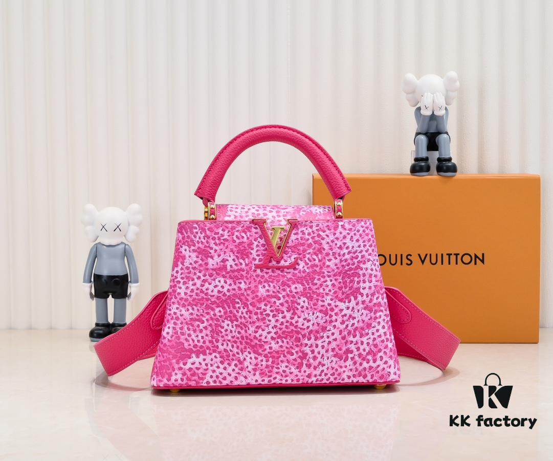 6930744f6e68136f4d9a60e6 Upgraded Red M21725 Louis Vuitton x Yayoi Kusama Capsule Collection Brings the LV x YK Capucines PM Bag into a Surreal Dreamworld