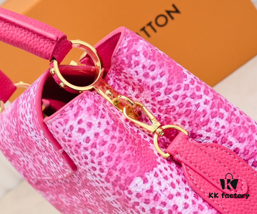 6930744f6e68136f4d9a60e7 Upgraded Red M21725 Louis Vuitton x Yayoi Kusama Capsule Collection Brings the LV x YK Capucines PM Bag into a Surreal Dreamworld
