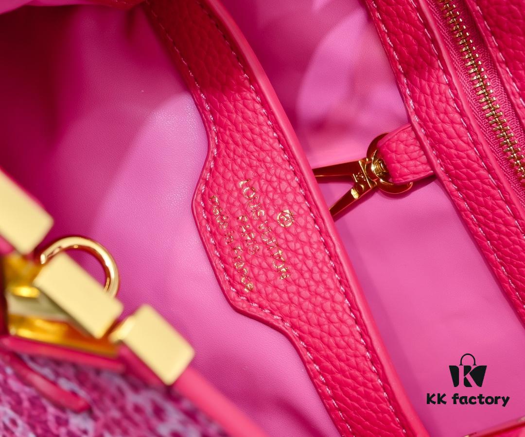 693074536e68136f4d9a60ed Upgraded Red M21725 Louis Vuitton x Yayoi Kusama Capsule Collection Brings the LV x YK Capucines PM Bag into a Surreal Dreamworld