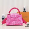693074536e68136f4d9a60ee Upgraded Red M21726 Louis Vuitton x Yayoi Kusama Collaboration Capsule Collection Capucines MM Handbag