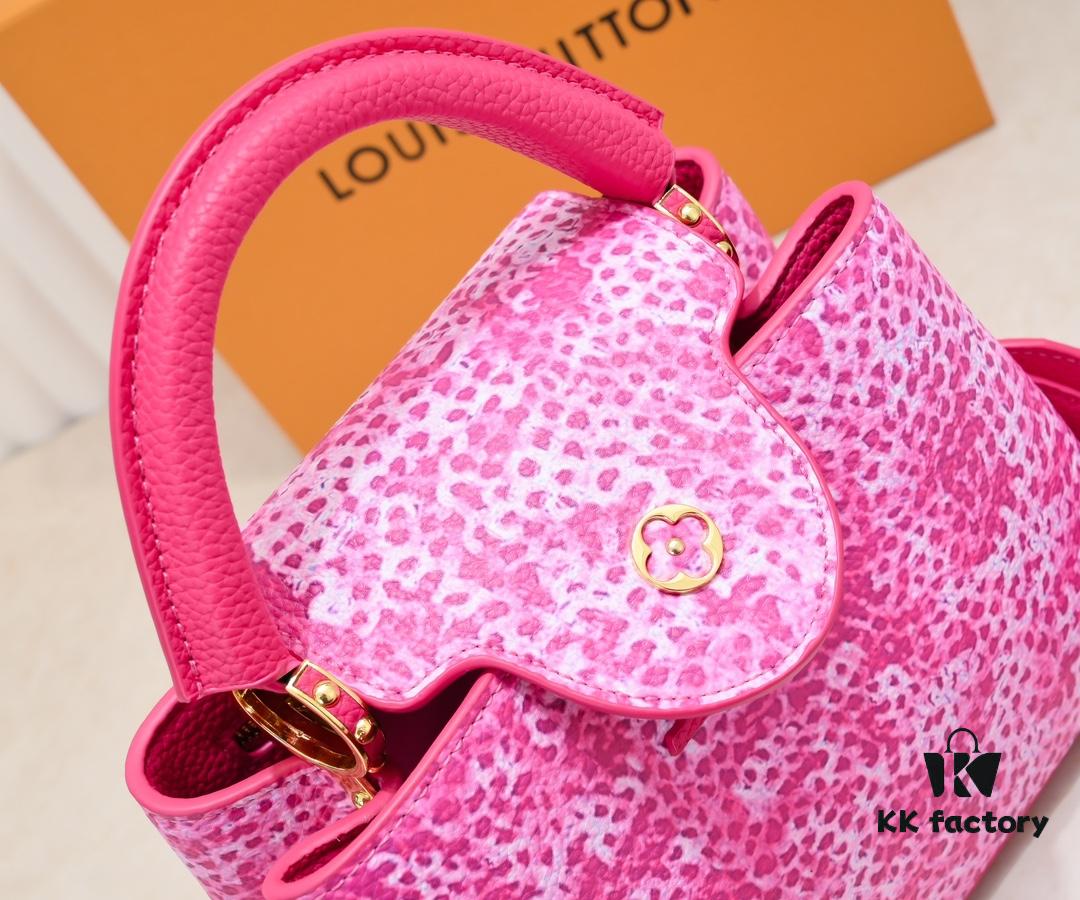 6930746e6e68136f4d9a612c Upgraded Red M21725 Louis Vuitton x Yayoi Kusama Capsule Collection Brings the LV x YK Capucines PM Bag into a Surreal Dreamworld