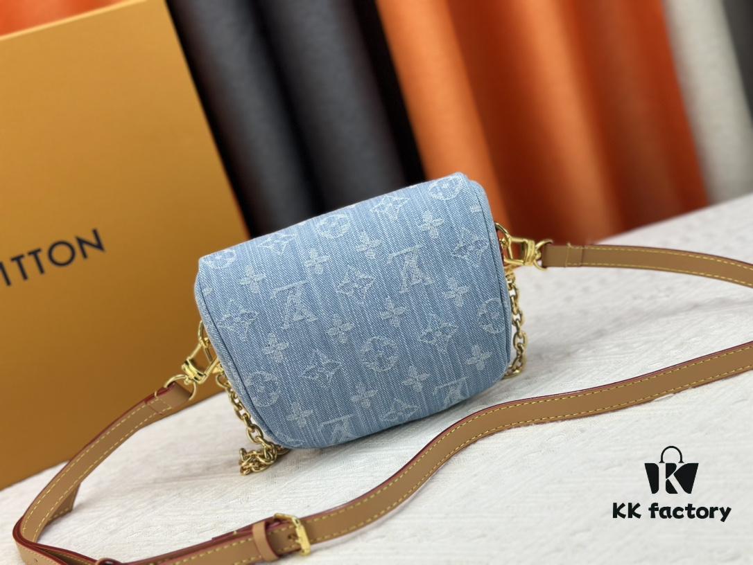 693074916e68136f4d9a6175 Exclusive Real Photo M83353 Denim LV Gradient Mini Bumbag