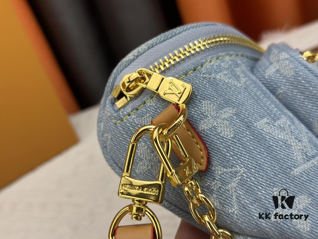 693074926e68136f4d9a6177 Exclusive Real Photo M83353 Denim LV Gradient Mini Bumbag