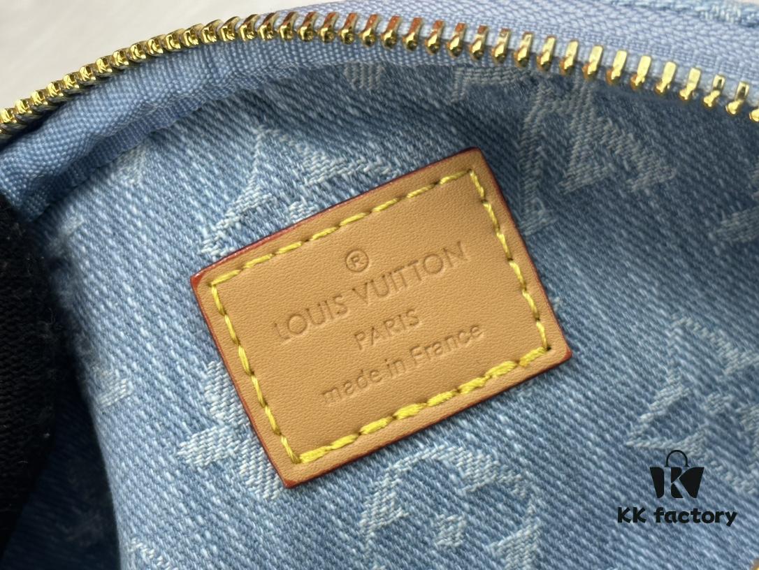 693074936e68136f4d9a6179 Exclusive Real Photo M83353 Denim LV Gradient Mini Bumbag
