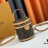 693074946e68136f4d9a617b M82952 M43986 Monogram Small Cannes Bucket Bag in Coated Canvas with Yellow Flowers