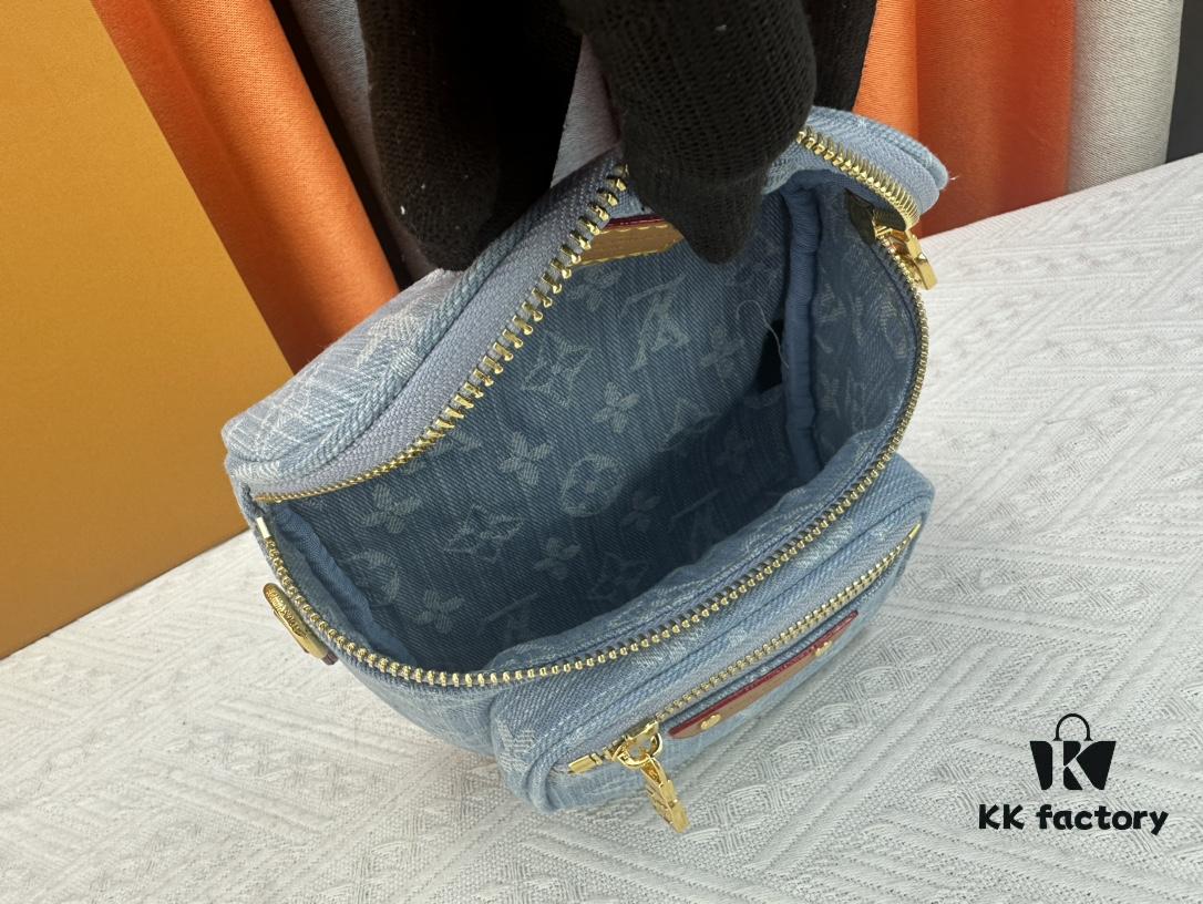 693074946e68136f4d9a617c Exclusive Real Photo M83353 Denim LV Gradient Mini Bumbag