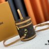 693074956e68136f4d9a617d M82952 M43986 Monogram Small Cannes Bucket Bag in Coated Canvas with Yellow Flowers