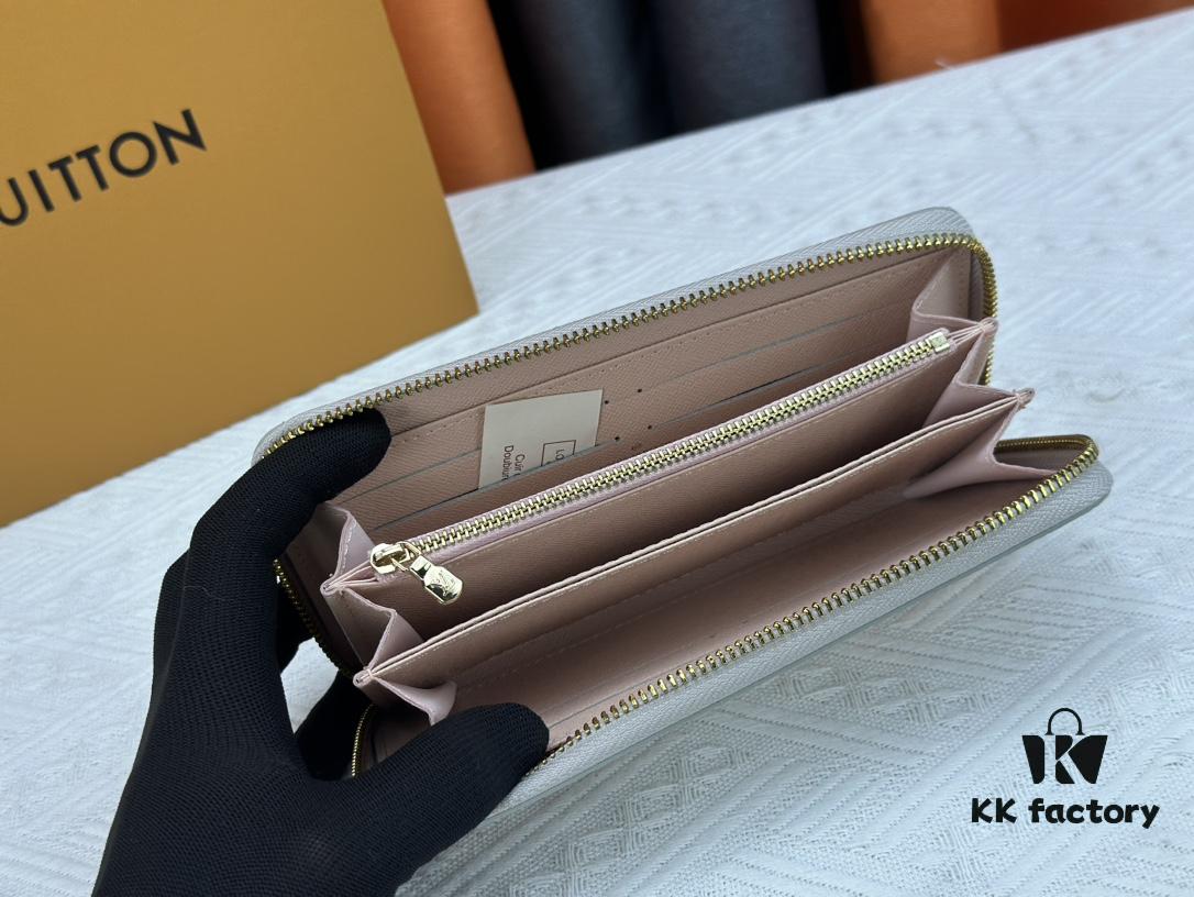 6930749e6e68136f4d9a6193 Wallet M80361 Light Pink M60017 New Women's Zipper Pouch