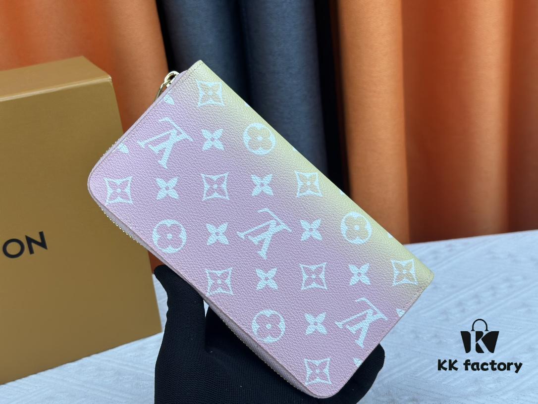 693074a06e68136f4d9a6197 Wallet M80361 Pink M60017 New Women's Zipper Pouch