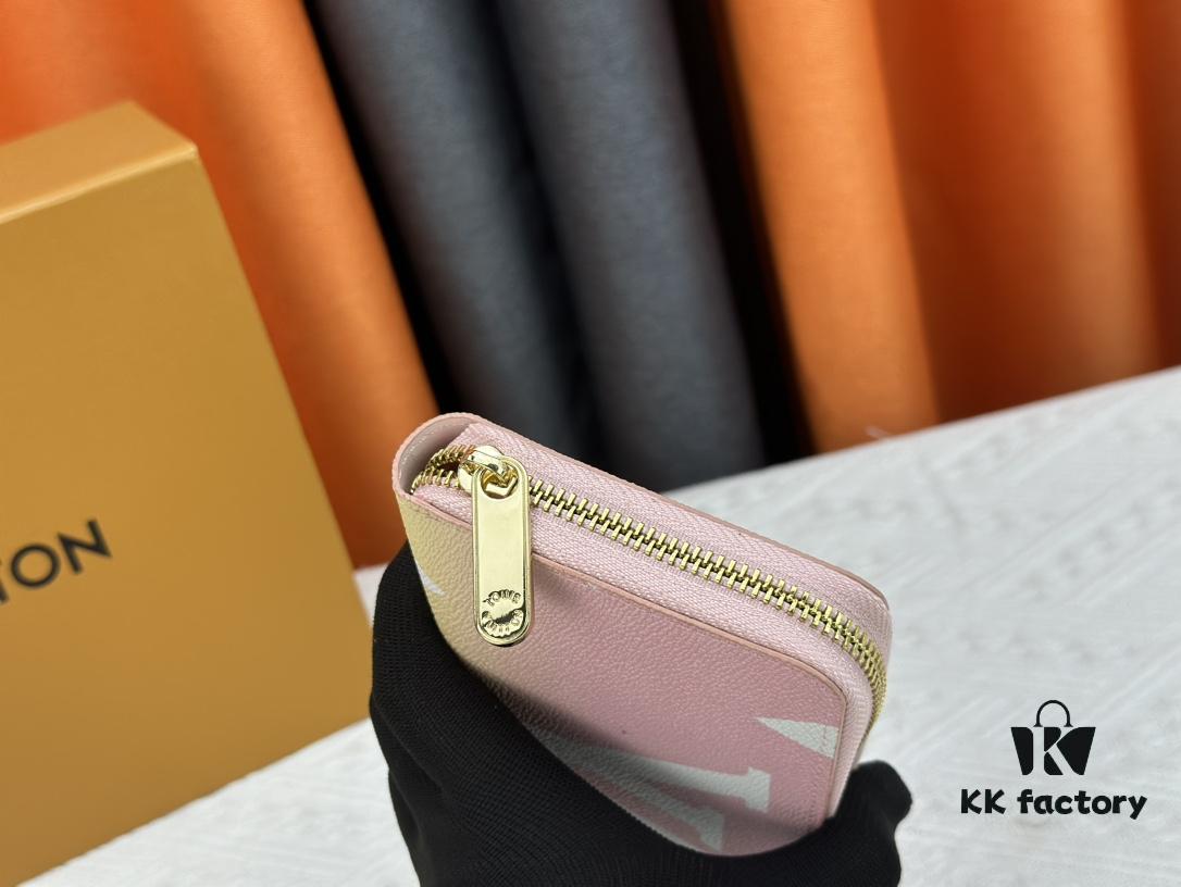 693074a16e68136f4d9a619a Wallet M80361 Pink M60017 New Women's Zipper Pouch