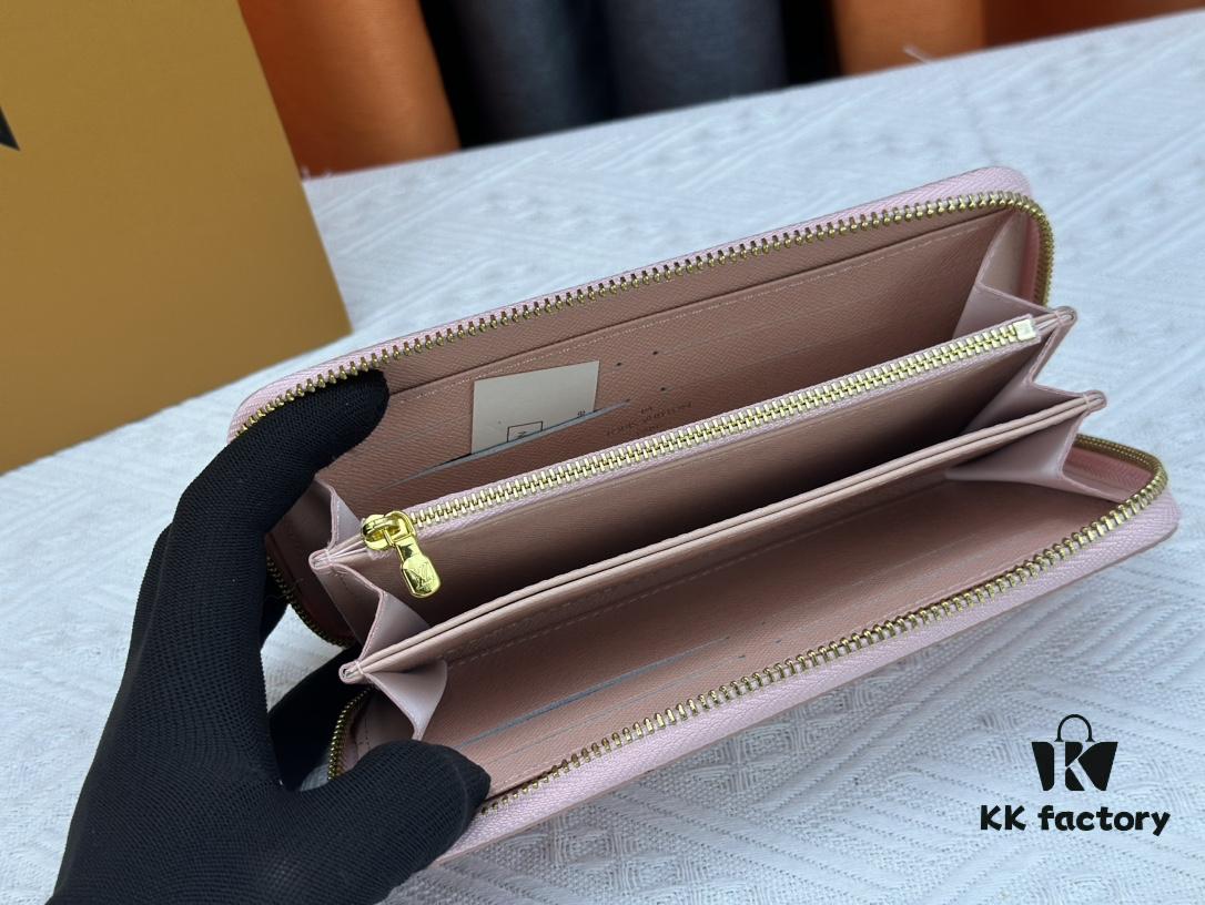 693074a26e68136f4d9a619c Wallet M80361 Pink M60017 New Women's Zipper Pouch