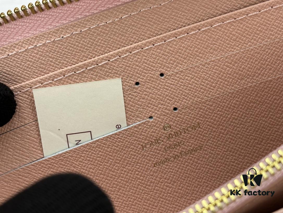 693074a26e68136f4d9a619d Wallet M80361 Pink M60017 New Women's Zipper Pouch