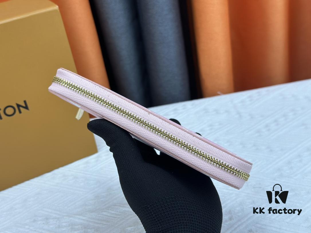 693074a46e68136f4d9a619f Wallet M80361 Pink M60017 New Women's Zipper Pouch