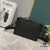 693074aa6e68136f4d9a61ac Upgraded Version 🔥 M45935 59163 Handle Soft Trunk Handbag crafted from Louis Vuitton's iconic Monogram Macassar canvas, featuring stud detailing at corners and leather reinforcement straps that evoke the brand's trunk-making heritage. The sleek silhouette, paired with a detachable shoulder strap, offers effortless carry for small electronics and daily essentials. A wide opening ensures easy access to contents.