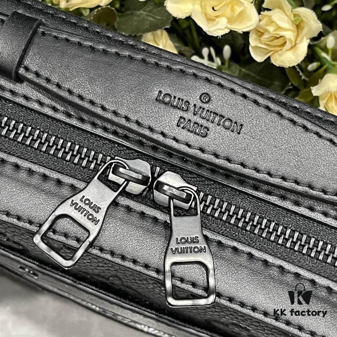 693074aa6e68136f4d9a61ae Upgraded Version 🔥 M45935 59163 Handle Soft Trunk Handbag crafted from Louis Vuitton's iconic Monogram Macassar canvas, featuring stud detailing at corners and leather reinforcement straps that evoke the brand's trunk-making heritage. The sleek silhouette, paired with a detachable shoulder strap, offers effortless carry for small electronics and daily essentials. A wide opening ensures easy access to contents.