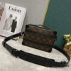 693074ab6e68136f4d9a61b1 Upgraded Version 🔥 M45935 59163 Handle Soft Trunk Handbag crafted from Louis Vuitton's iconic Monogram Macassar canvas, featuring stud corners and leather reinforcement straps that evoke the brand's trunk-making heritage. Sleek silhouette with a detachable shoulder strap allows easy portability for small electronic devices and personal essentials. Wide opening facilitates convenient access to contents.