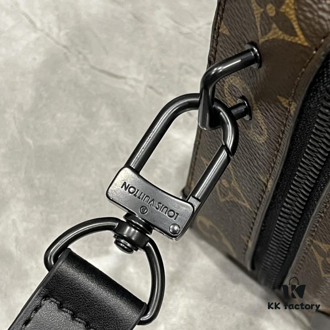 693074af6e68136f4d9a61b6 Upgraded Version 🔥 M45935 59163 Handle Soft Trunk Handbag crafted from Louis Vuitton's iconic Monogram Macassar canvas, featuring stud corners and leather reinforcement straps that evoke the brand's trunk-making heritage. Sleek silhouette with a detachable shoulder strap allows easy portability for small electronic devices and personal essentials. Wide opening facilitates convenient access to contents.