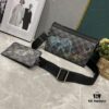 693074c26e68136f4d9a61de Upgraded 2-Piece Set M64608 M81115 M81972 M81124 M81753 M81431, Inspired by Louis Vuitton Pochette Voyage Clutch in Monogram Shadow Leather