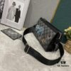 693074c36e68136f4d9a61e0 Upgraded 2-Piece Set M64608 M81115 M81972 M81124 M81753 M81431, Inspired by Louis Vuitton Pochette Voyage Clutch in Monogram Shadow Leather