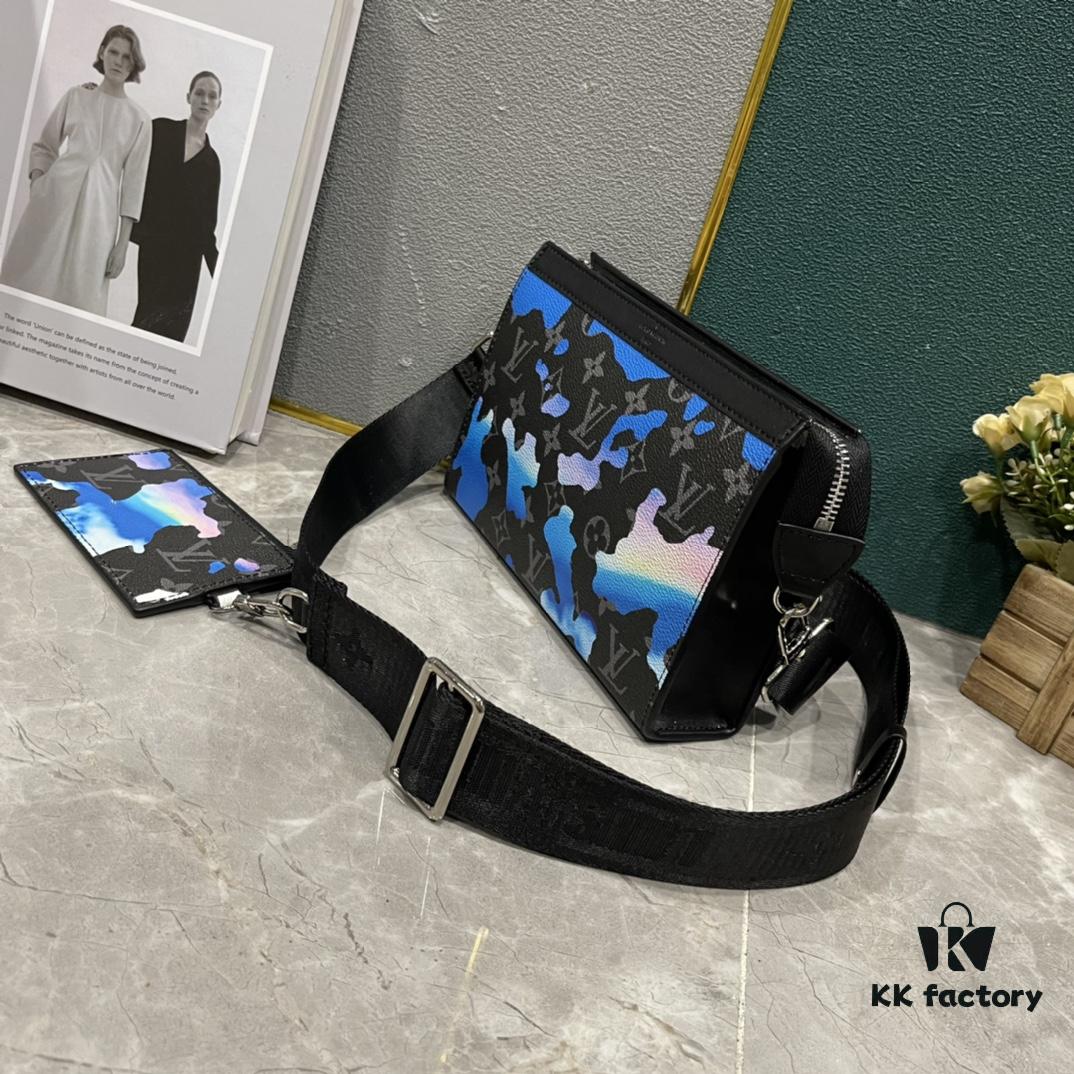 693074c86e68136f4d9a61ea Upgraded 2-Piece Set M64608 M81115 M81972 M81124 M81753 M81431 Inspired by Louis Vuitton Pochette Voyage Clutch in Monogram Shadow Leather