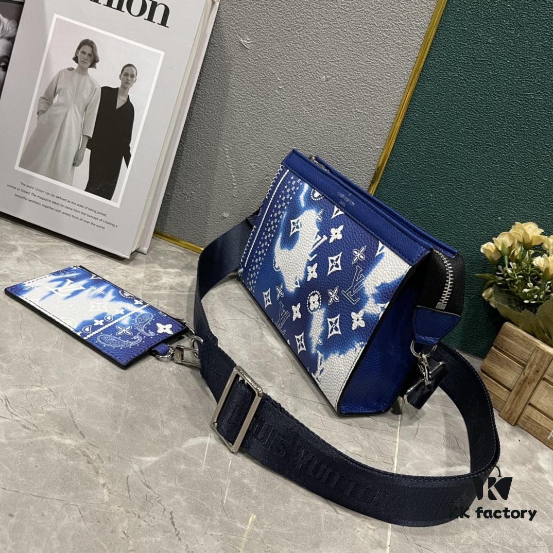 693074cc6e68136f4d9a61f1 Upgraded 2-Piece Set M64608 M81115 M81972 M81124 M81753 M81431, Inspired by Louis Vuitton Pochette Voyage Clutch in Monogram Shadow Leather