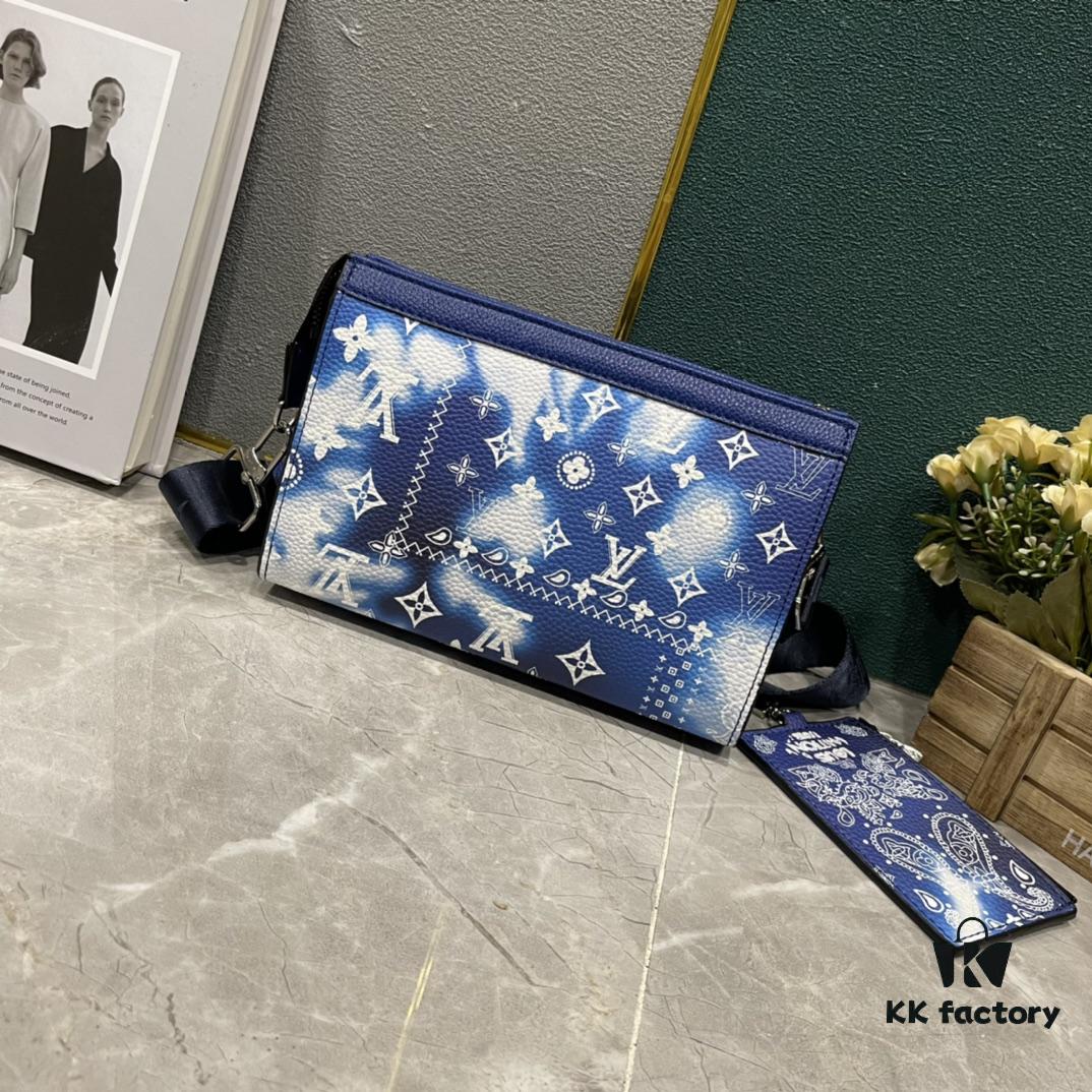 693074ce6e68136f4d9a61f5 Upgraded 2-Piece Set M64608 M81115 M81972 M81124 M81753 M81431, Inspired by Louis Vuitton Pochette Voyage Clutch in Monogram Shadow Leather