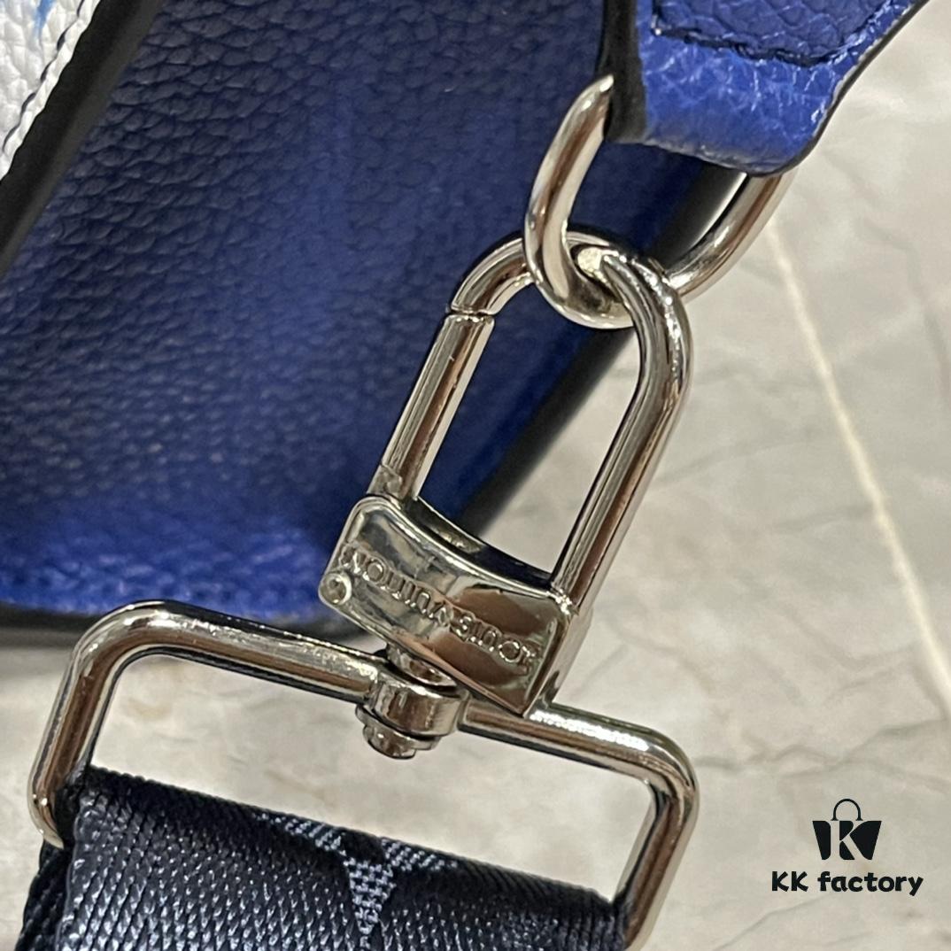 693074ce6e68136f4d9a61f7 Upgraded 2-Piece Set M64608 M81115 M81972 M81124 M81753 M81431, Inspired by Louis Vuitton Pochette Voyage Clutch in Monogram Shadow Leather