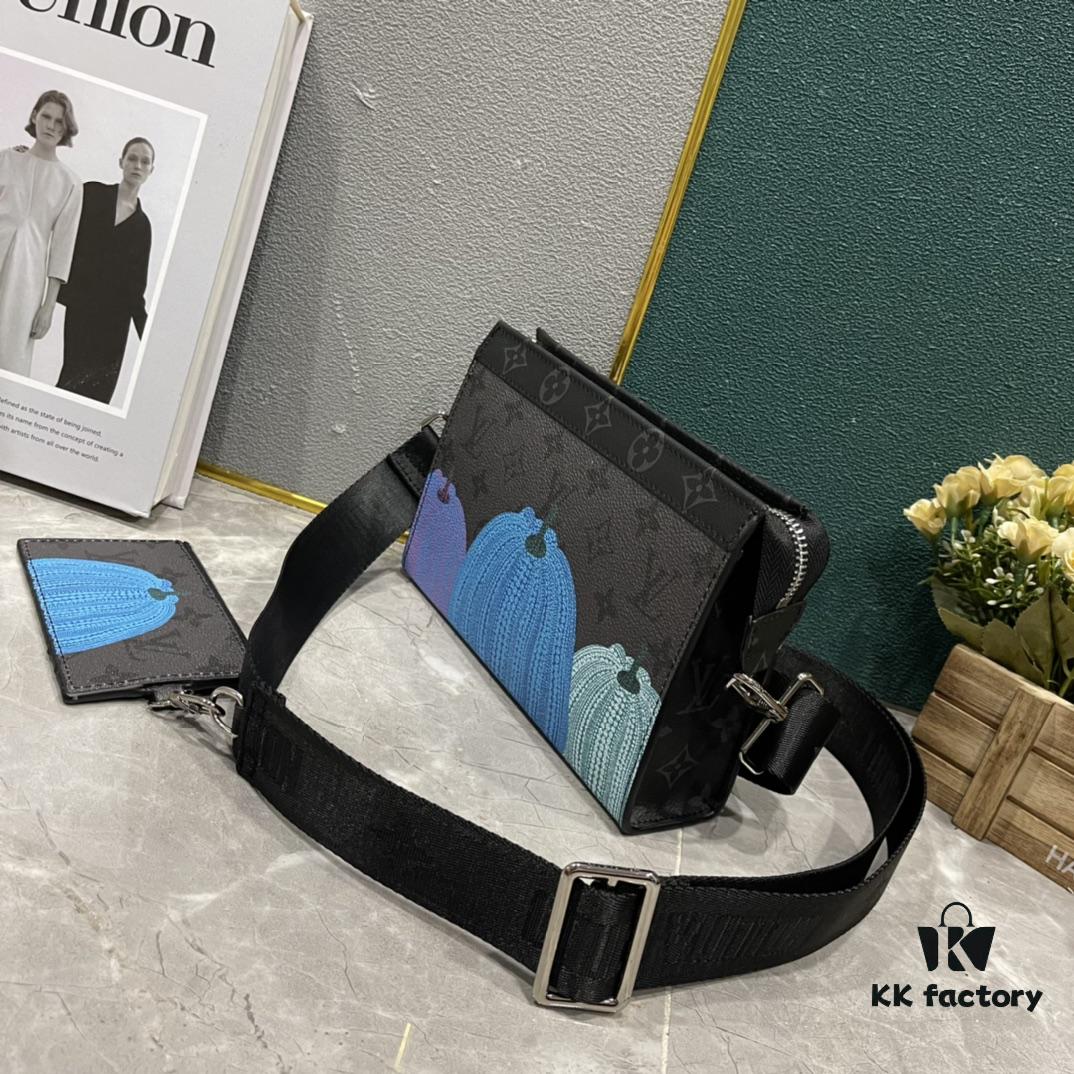 693074d26e68136f4d9a61fb Upgraded 2-Piece Set M64608 M81115 M81972 M81124 M81753 M81431, Inspired by Louis Vuitton Pochette Voyage Clutch, Crafted in Monogram Shadow Leather