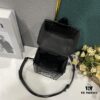 693074d86e68136f4d9a6208 Upgraded Version M82077 M82070 Black Flower, Aged Flower, Full Leather Embossing Latest Model Vertical Trunk Mini Phone Bag