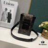 693074de6e68136f4d9a6213 Upgraded Version M82077 M82070 Black Flower, Old Flower, Full Leather Embossing Latest Vertical Trunk Mini Bag