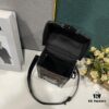 693074e26e68136f4d9a621b Upgraded Version M82077 M82070 Black Flower, Old Flower, Full Leather Embossing Latest Vertical Trunk Mini Bag